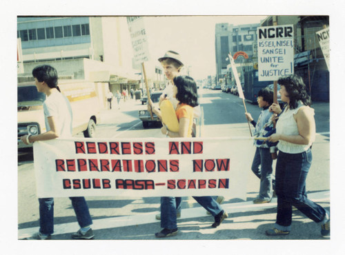 Cal State Long Beach students at 1982 Day of Remembrance