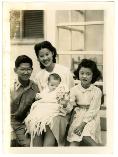 Aiko Herzig Yoshinaga and her family