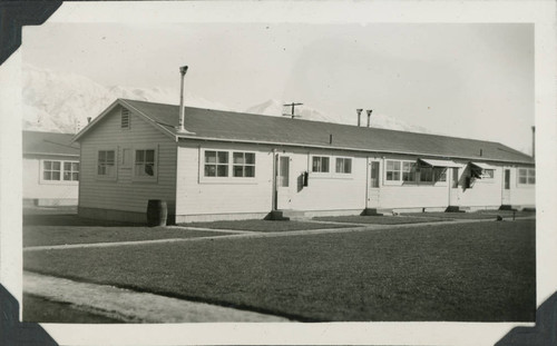 Scenes of Manzanar, [housing]