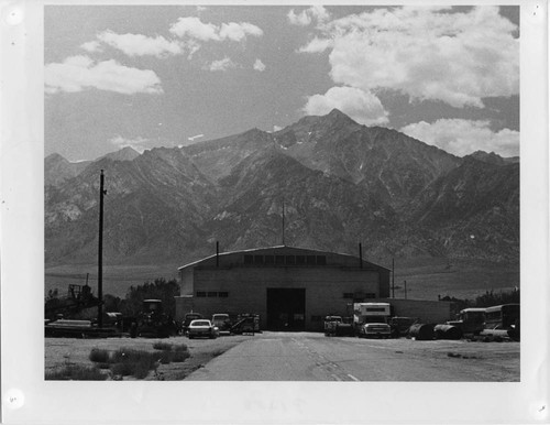 [Manzanar gymnasium]