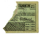 San Pedro Transportation Co. dual commutation ticket