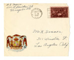 Envelope from H. S. Kagano to Hiroji Hosaka, August 23, 1947
