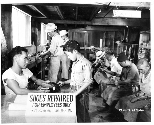 Shoe repair shop