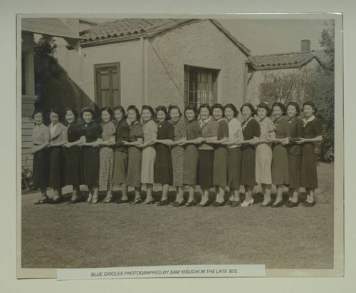 Blue Circles photographed by Sam Kiguchi in the late 30's