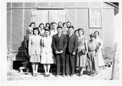 Recreation Hall at the Buddhist Church in Poston, Arizona