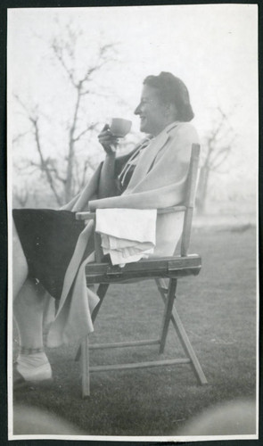 Photograph of a women at Manzanar