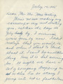 Letter from Mary Tashima to Mr. [J. Ralph] McFarling and Mrs. McFarling, July 14, 1945