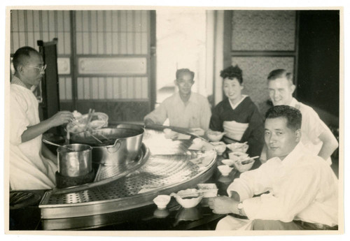 John Yoshinaga, Mrs. Inouye, and Joe Peacock