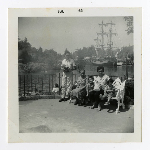 Takamori family at Disneyland