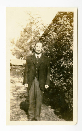 Japanese immigrant man