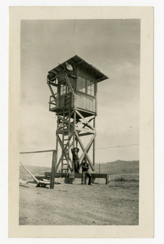 Guard tower at Heart Mountain