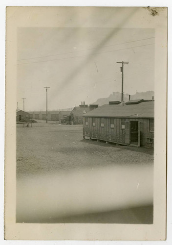 Tule Lake camp barracks