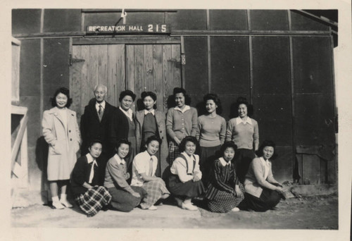 Recreation hall 215 at Poston incarceration camp