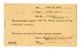 Notice from A. B. Chadwick, Adjudication Officer, Veterans Administration to James Osamu Saito, June 22, 1944