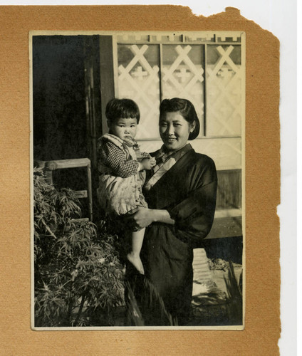 Masaye and her daughter in Japan