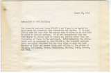 Memorandum to post masters, March 28, 1942