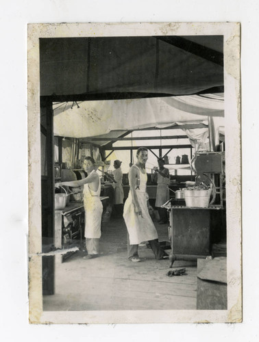 Mess hall at Civilian Conservation Corps