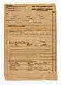 Application for certificate of identification (aliens of enemy nationalities), Form AR-AE-22, Seijiro Ogawa