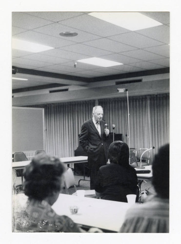 Commissioner Arthur Flemming at CWRIC hearing