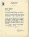 Letter from Earl Warren, Governor of California, to Frank Herron Smith May 29, 1945