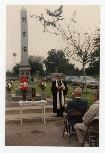 Memorial Day service at Woodlawn Cemetery