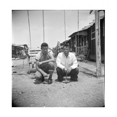 Yutaka Jim Hara and Mr. Yatabe in Jerome