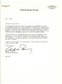 Letter from Charles H. Percy, United States Senator, May 1, 1984