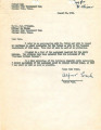 Letter from Alfred Beck to Mr. J.L. O'Rourke, Officer in Charge, Crystal City internment camp, Autust 31, 1943