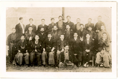 Group of men in traditional clothing