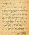 Letters from K Watanabe to The Dominguez Estate Company, February 23 and March 9, 1943