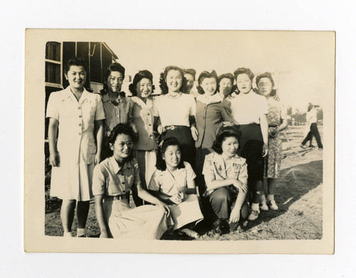 Women from Jerome camp block 5