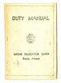 Duty manual, [copy]