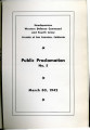 Public proclamation no. 5