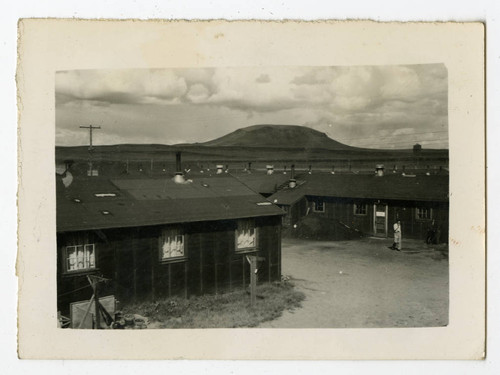 Barracks in Tule Lake camp