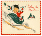 Christmas card from Miriko Nagahama to Betty Salzman, December 12, 1942