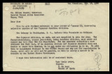 Letter from F. de Amat, Consul of Spain, to Mr. Shizuo Sasaki, Secretary, Spanish Consul Joint Committee, Topaz, Utah, February 18, 1944