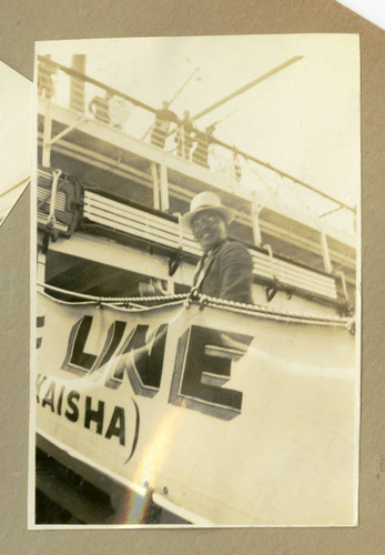 Passenger ship at the San Francisco port