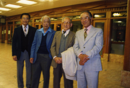 [Harry Ueno posing at Wu Kong Restaurant]