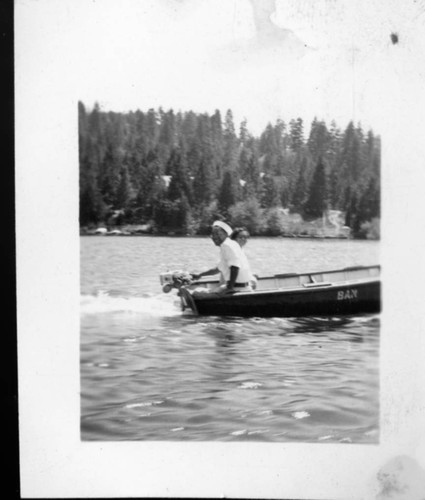 Boating on Lake Arrowhead