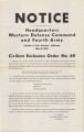 State of California [Civilian Exclusion Order No. 69], Colusa County, west Yuba and Sutter counties