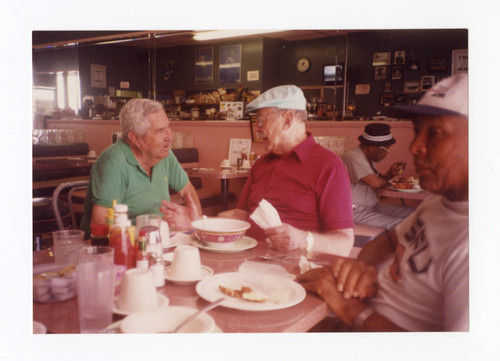 West Sider's of the 30's gathering at Tak's Coffee Shop