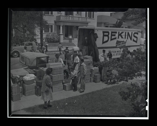 Japanese evacuation, 23rd and Vermont