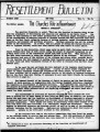 Resettlement bulletin, vol. 1, no. 6 (October 1943)