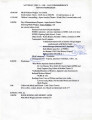 Saturday, Feb. 21, 1998--day of remembrance tentative program