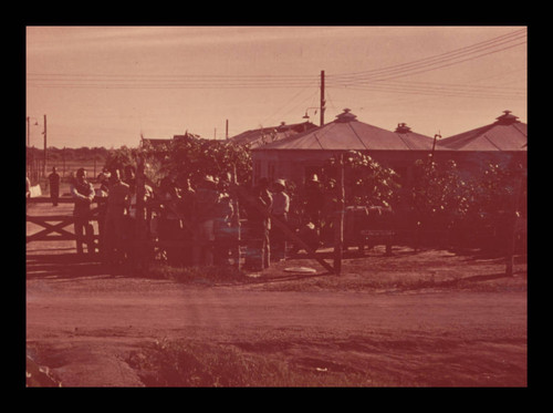 Japanese internees at Crystal City Department of Justice Internment Camp