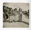 Young female children in the Jerome camp