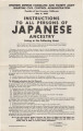 State of Oregon, [Instructions to all persons of Japanese ancestry living in the following area], Clackamas County, Oregon and east Multnomah County