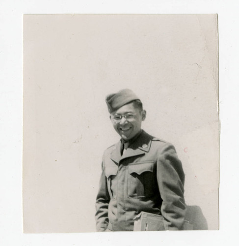 Nisei soldier at U.S. Army language school