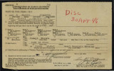 Authorization of Class B allotment for purchase of war savings and bonds, W.D.A.G.O. Form no. 29-6, Leo Ryoichi Meguro