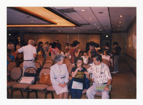 Aiko Herzig and Yuri and Bill Kochiyama at NCRR Washington D.C. lobbying session